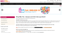 Desktop Screenshot of meoyeu.com
